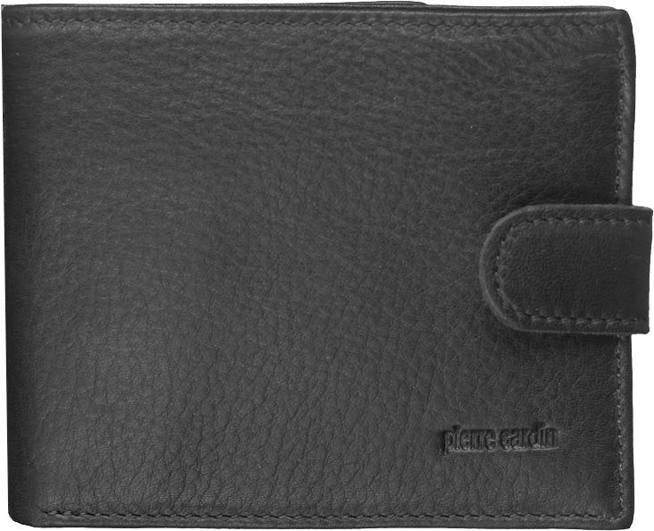 Pierre Cardin Italian Leather Wallet Card Holder Black | GEQWM3058