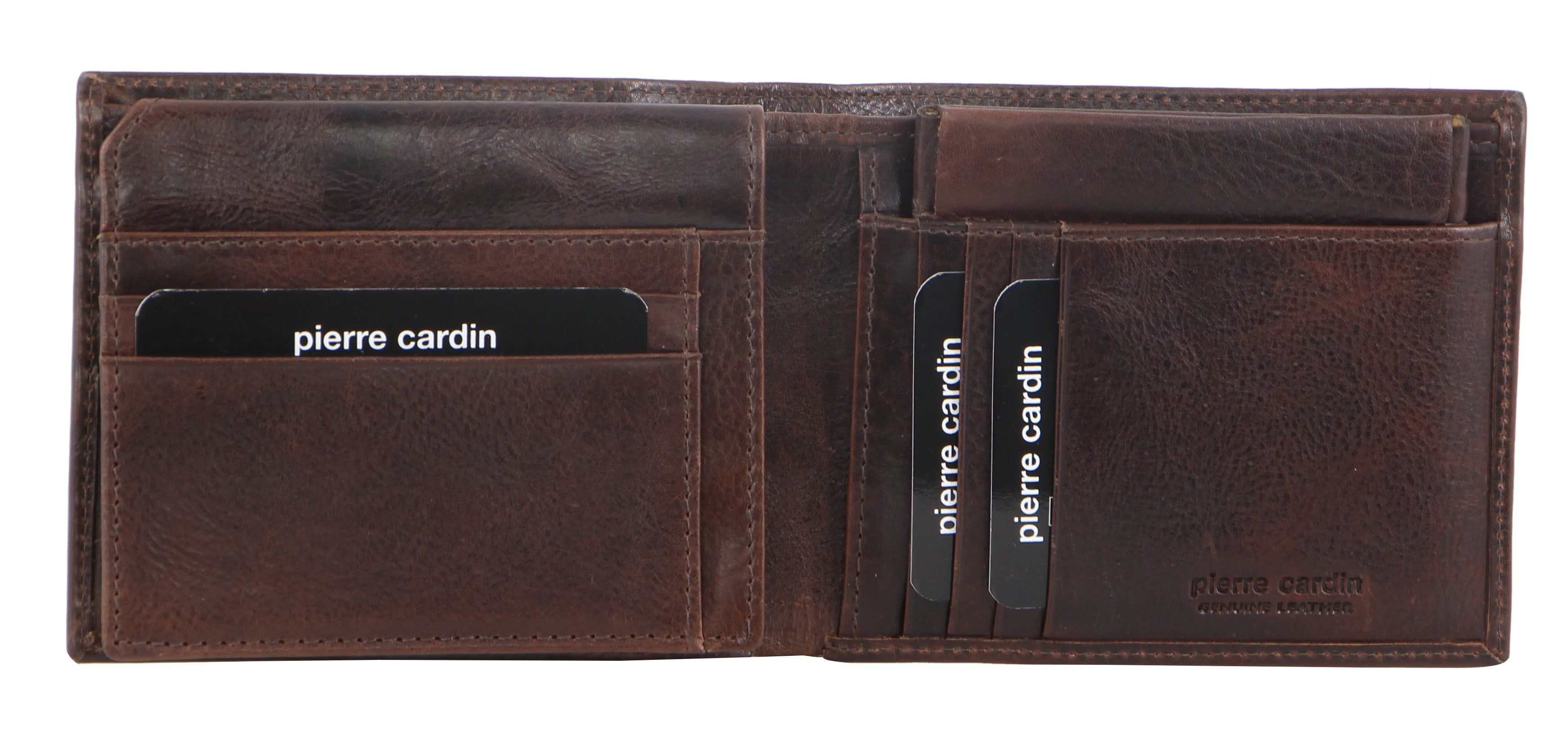 Pierre Cardin Italian Leather Wallet Card Holder Chocolate | LTMCP6387