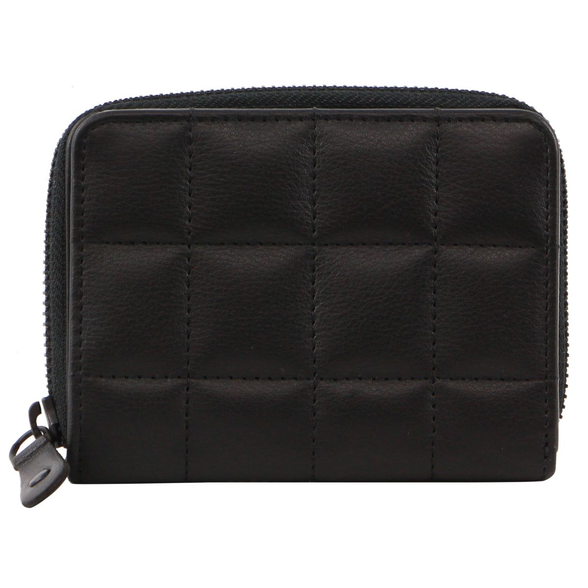 Pierre Cardin Italian Pleated Leather Press Stud Wallet Cement | JUVQY2367