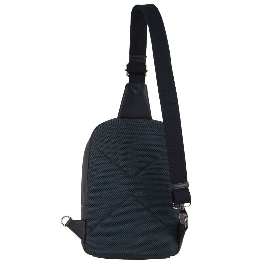 Pierre Cardin Leather 3-Way Sling Bag Navy | FAVHE1479