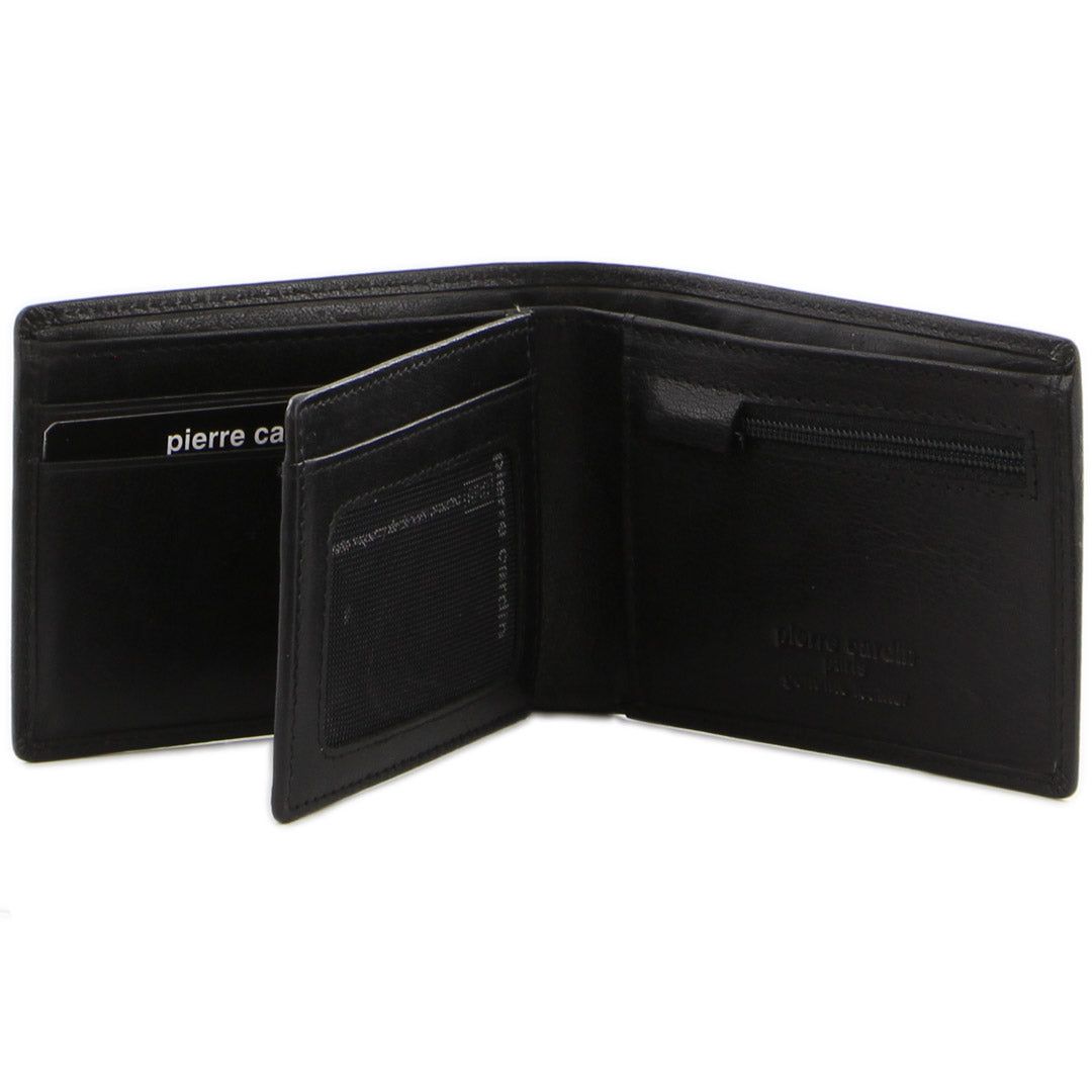 Pierre Cardin Leather Bi-Fold Wallet Black | MQIUL5872