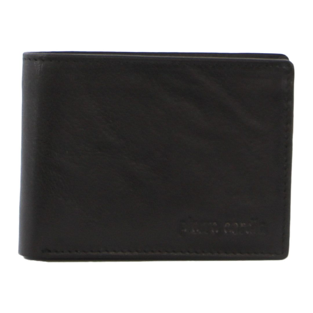 Pierre Cardin Leather Bi-Fold Wallet Black | MQIUL5872