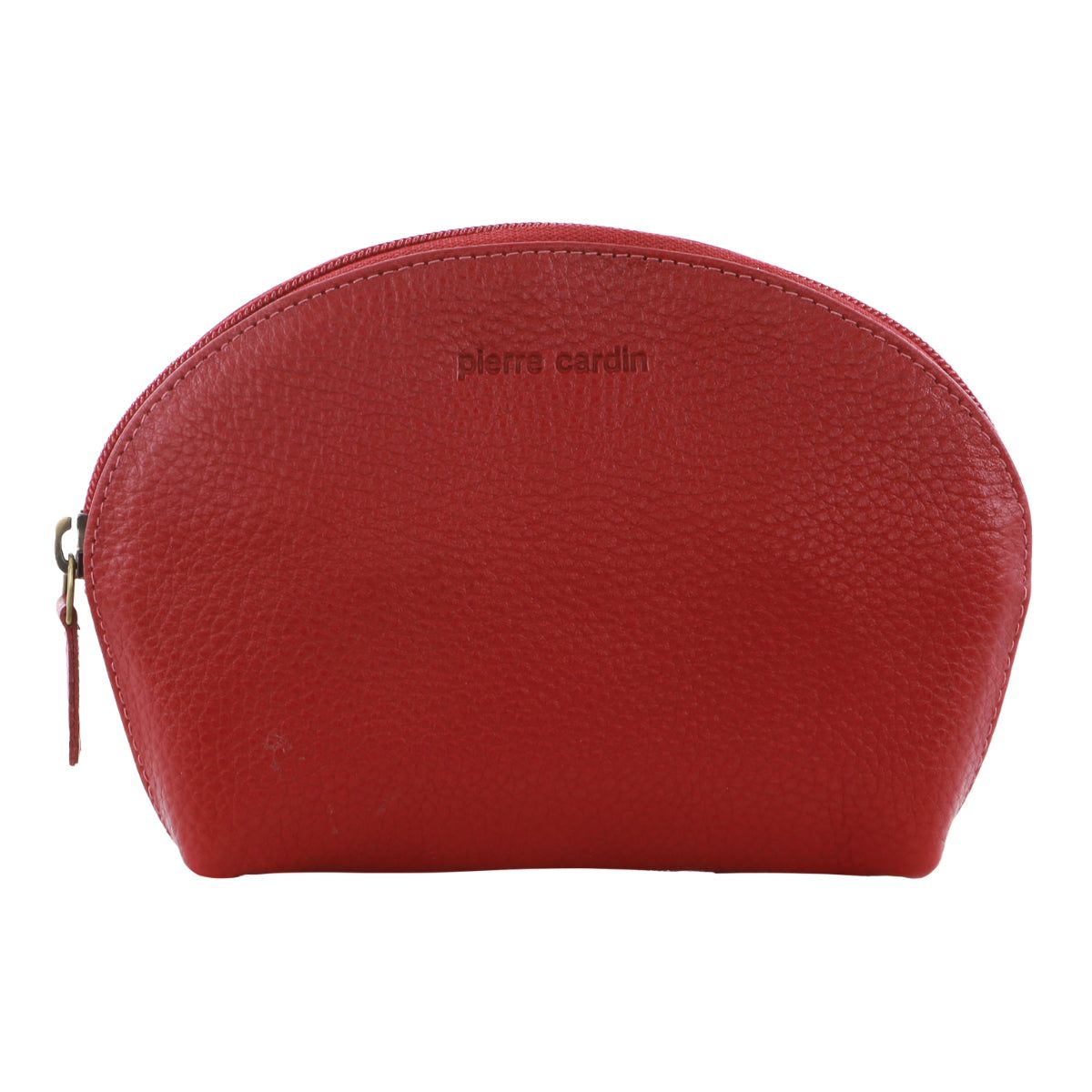 Pierre Cardin Leather Coin Purse Red | XRJUM6194