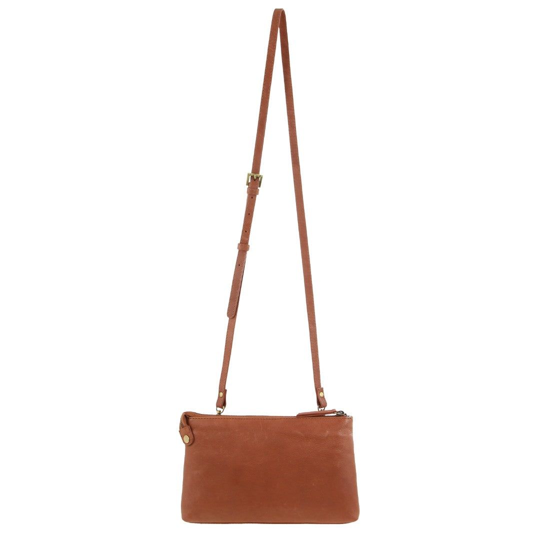 Pierre Cardin Leather Crossbody Bag Brown | LIDHQ2541