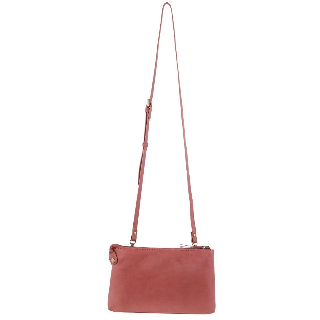 Pierre Cardin Leather Crossbody Bag Marsala | ZDURT2063