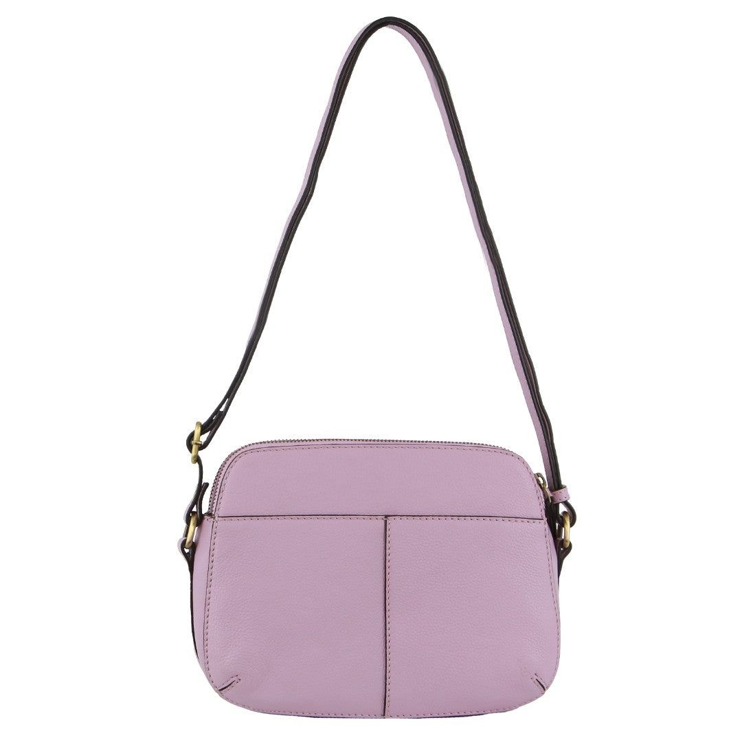 Pierre Cardin Leather Crossbody Bag Pink | CYXOS1290