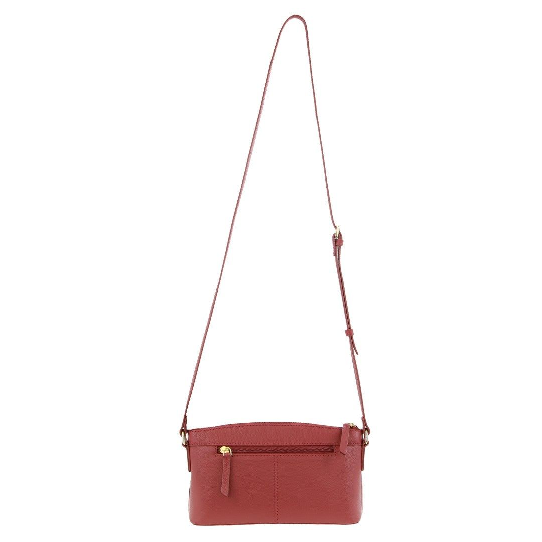 Pierre Cardin Leather Crossbody Bag Rose | GSUWJ4906