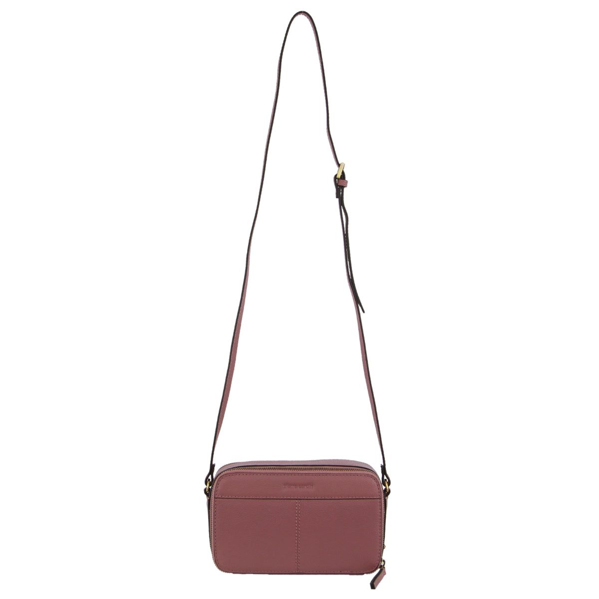 Pierre Cardin Leather Crossbody Camera Bag Rose | BLVAZ1768