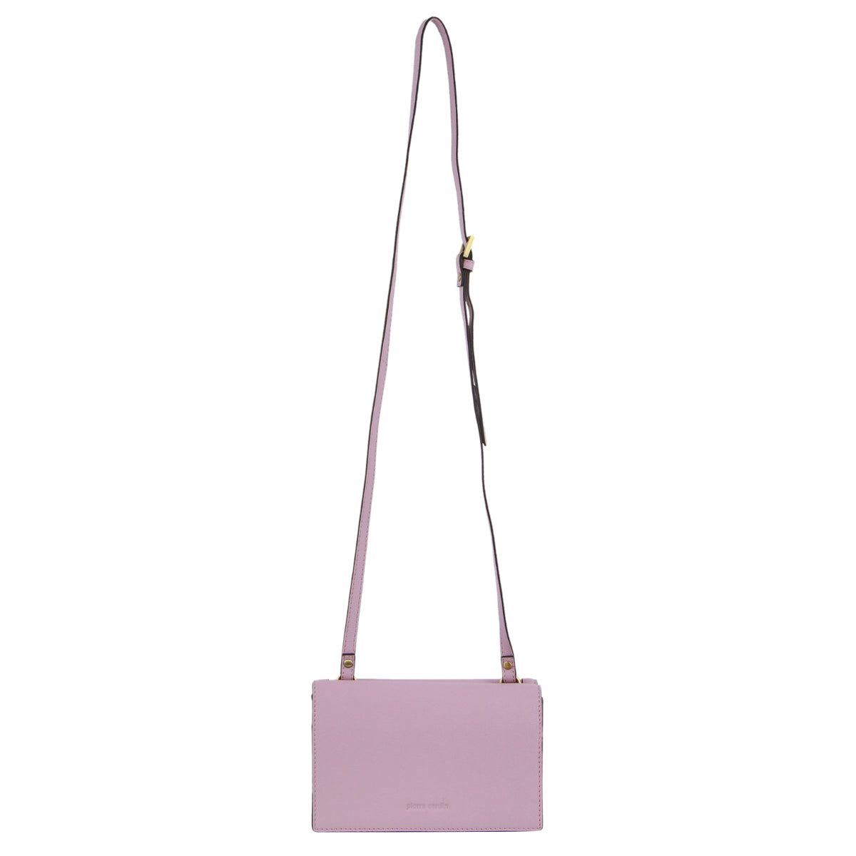 Pierre Cardin Leather Flap Over Cross-Body Bag Pink | SBYNU7830