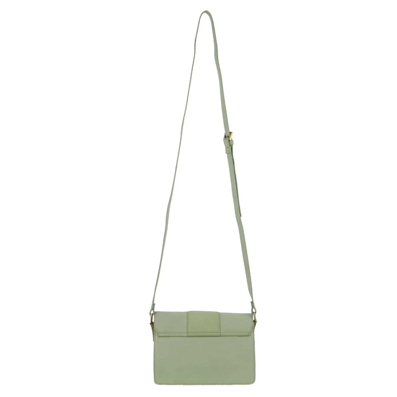 Pierre Cardin Leather Flapover Cross-Body Clutch Jade | ZLRCS2048