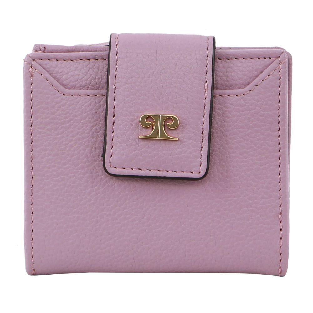 Pierre Cardin Leather Flip-over Bi-fold Wallet Rose | OAGZV3178