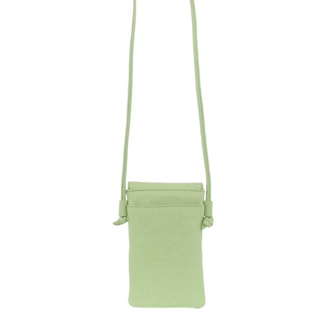 Pierre Cardin Leather Phone Bag Jade | ZOIMJ5190