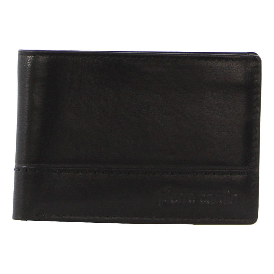 Pierre Cardin Leather Slimline Bi-Fold Wallet Black | TCNGF2498