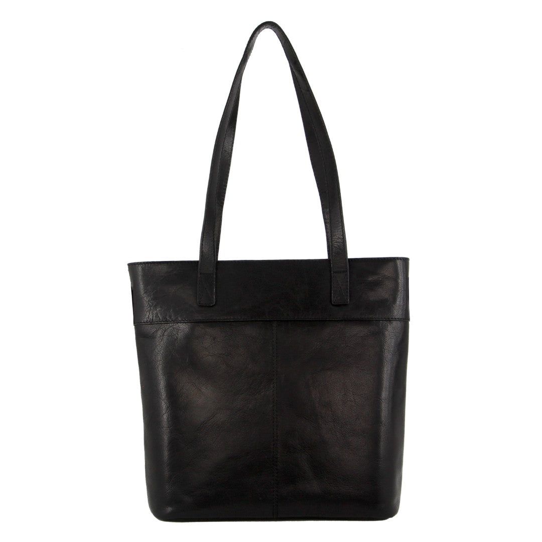 Pierre Cardin Leather Tote Bag Black | SRKAY8172