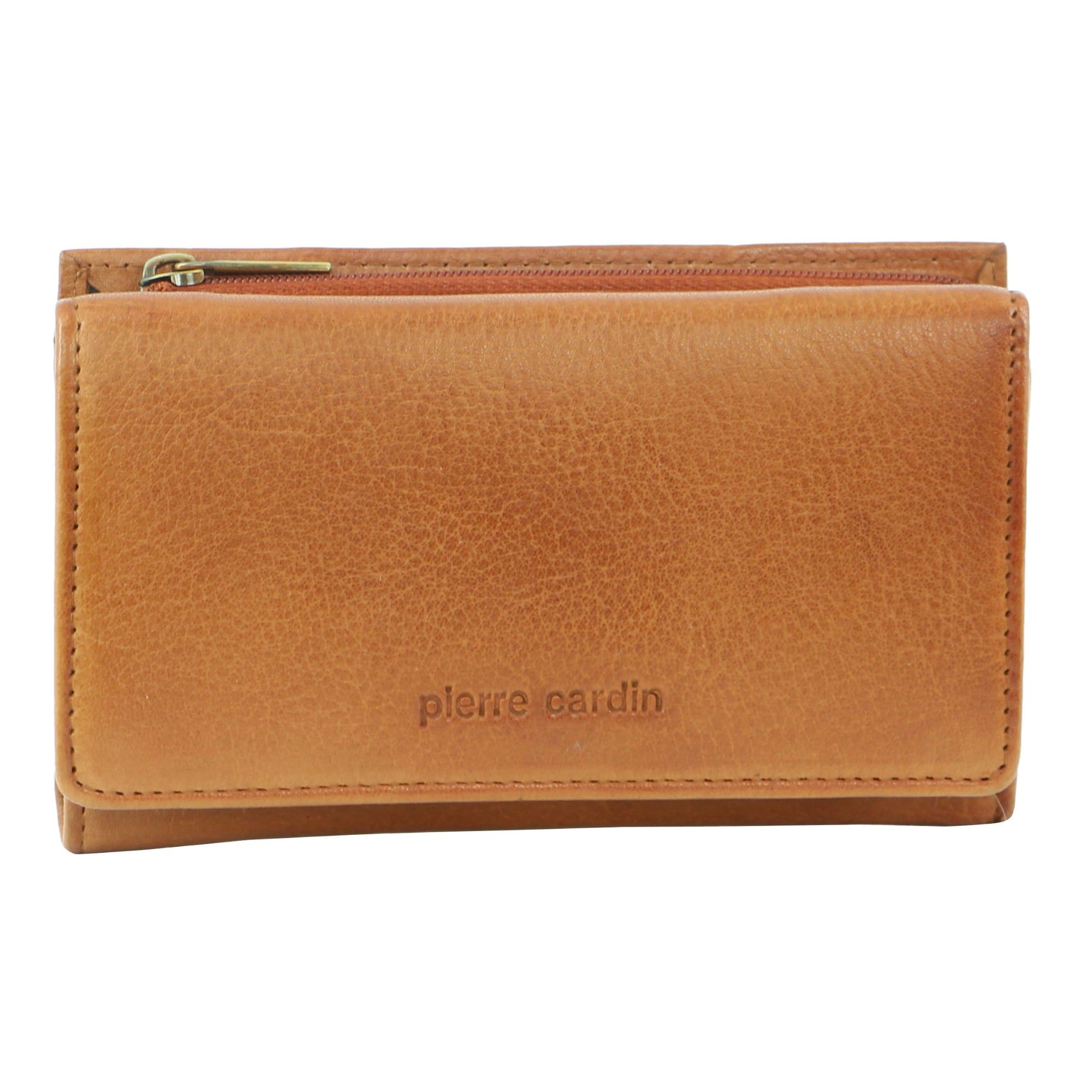 Pierre Cardin Leather Tri-Fold Wallet Brown | RTFUW6037