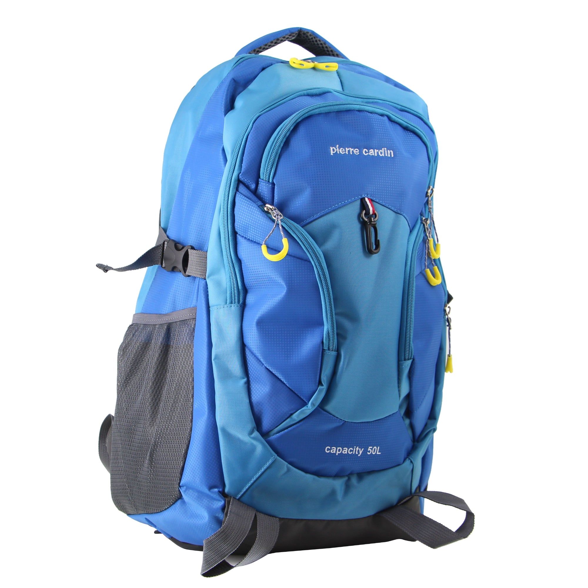 Pierre Cardin Nylon Travel & Sport Backpack Blue | VMWQX2659