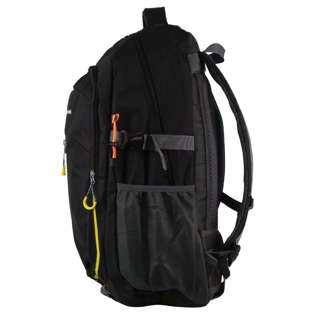 Pierre Cardin Nylon Travel & Sport Large Backpack Black | RSYWV4813