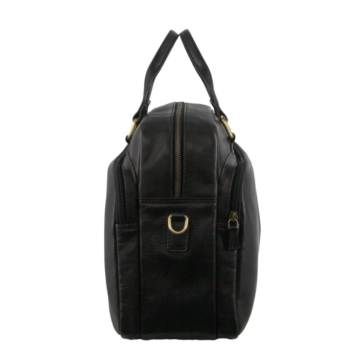 Pierre Cardin Rustic Business Computer Bag Black | NTYAO3597