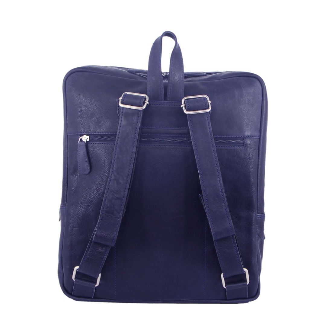 Pierre Cardin Rustic Leather Backpack Midnight | WFMYT0915