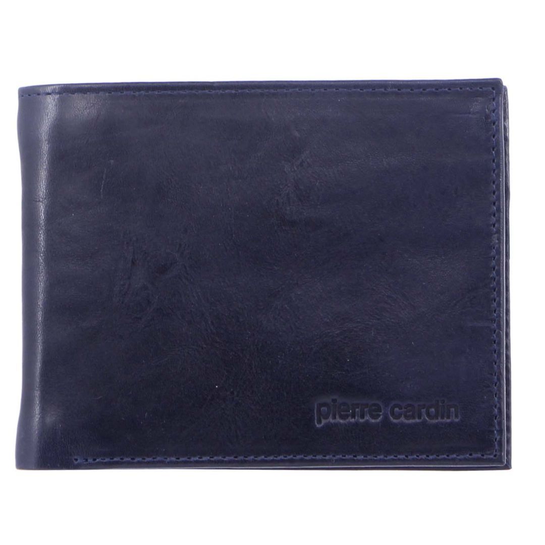 Pierre Cardin Rustic Leather Tri-Fold Wallet Brown | WAEKB2650