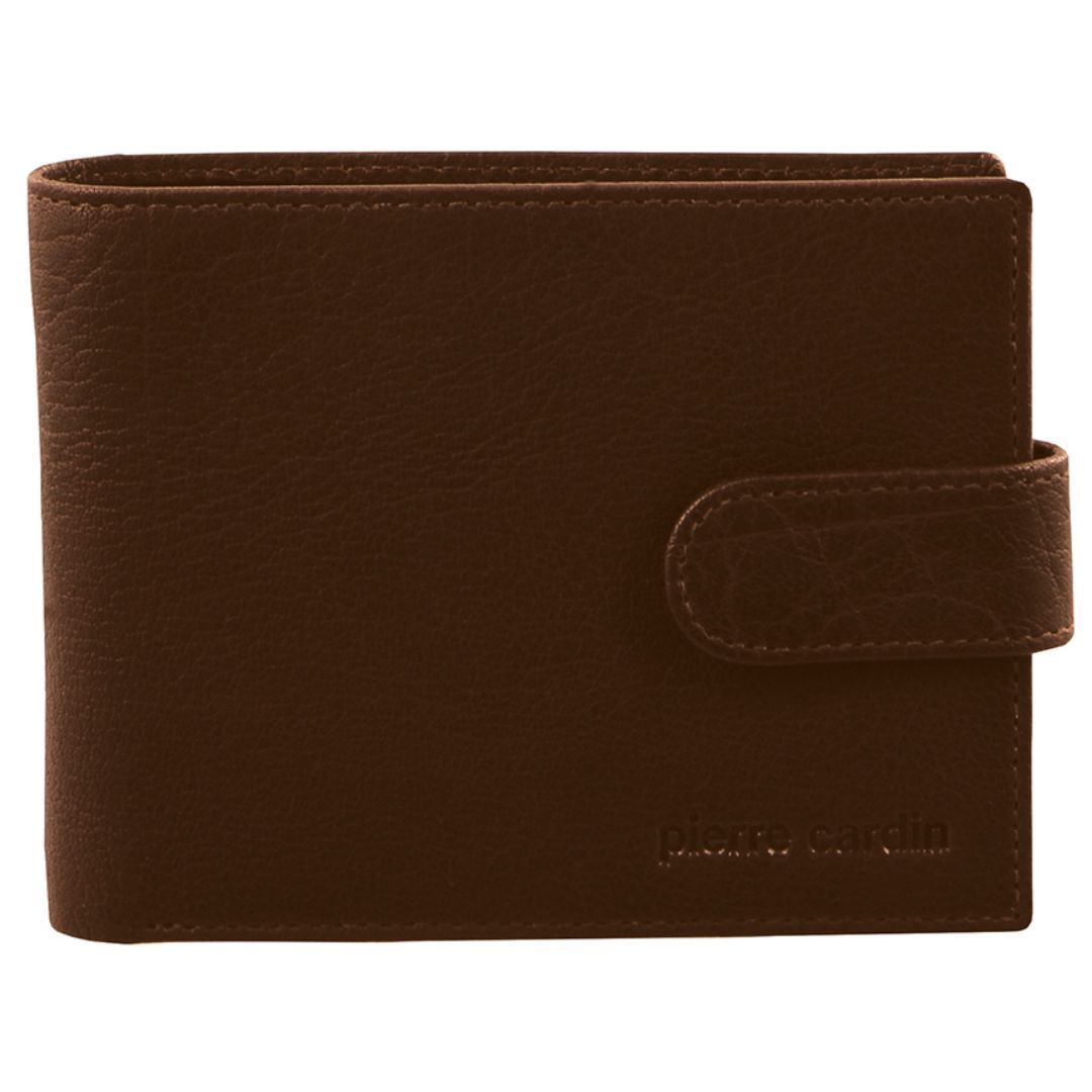 Pierre Cardin Rustic Leather Wallet Black | XFWEI5240