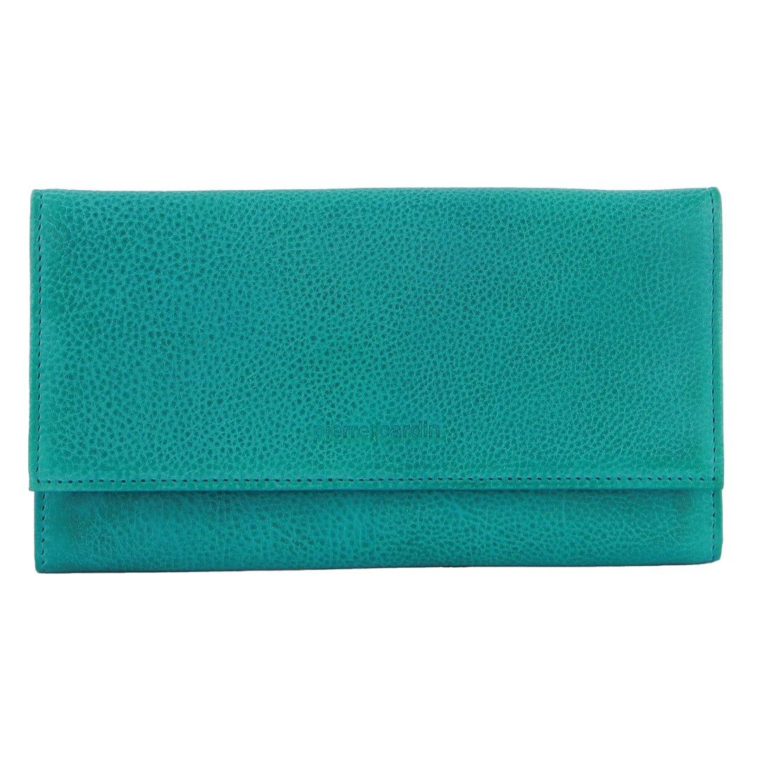 Pierre Cardin Rustic Leather Wallet GrapeLeaf | VDQWS1349