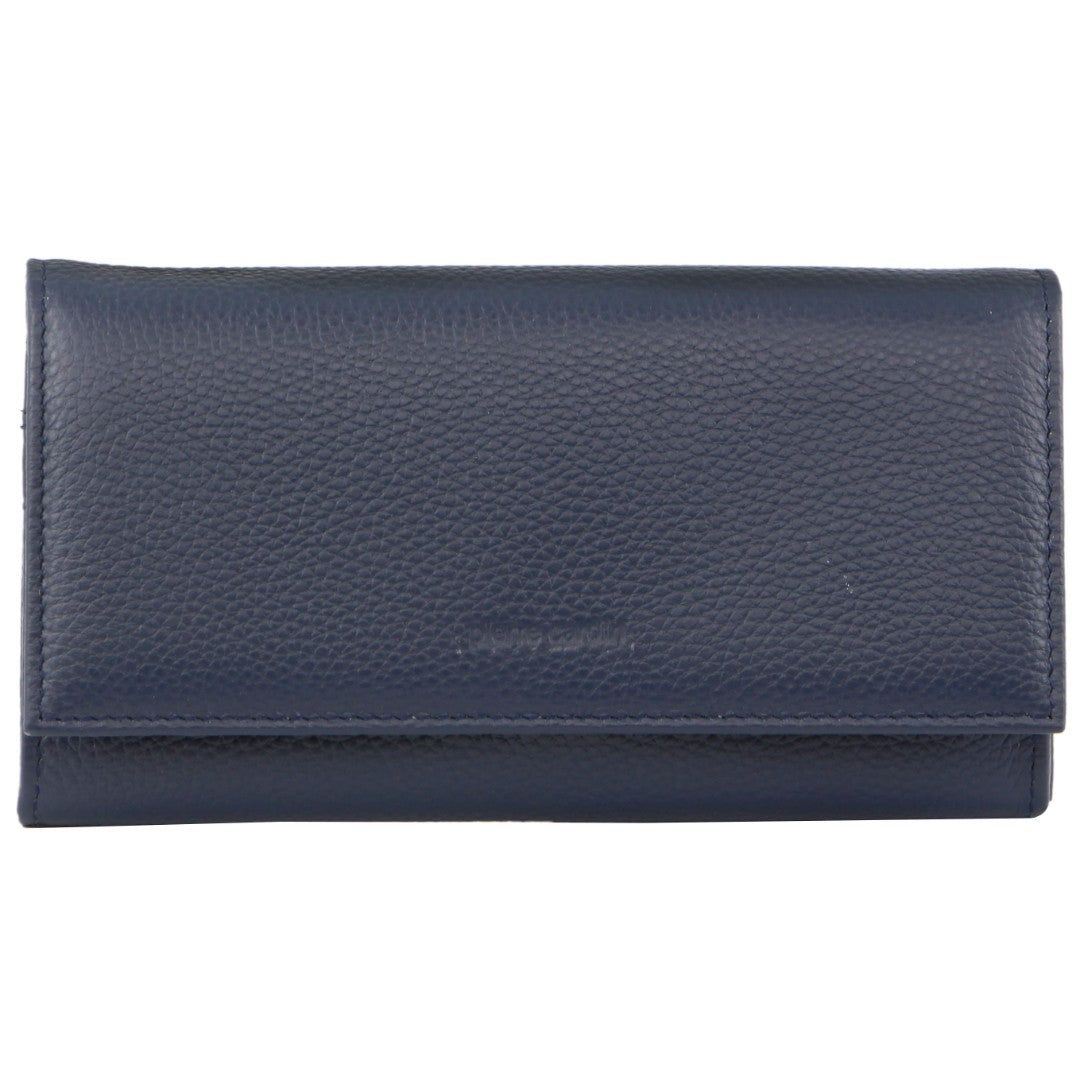 Pierre Cardin Rustic Leather Wallet Navy | IQWAT8632