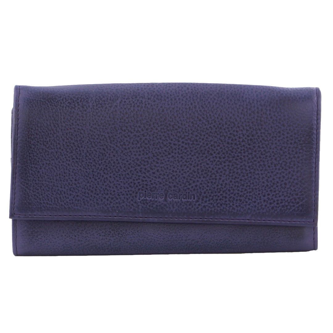 Pierre Cardin Rustic Leather Wallet Purple | XCDYH1250