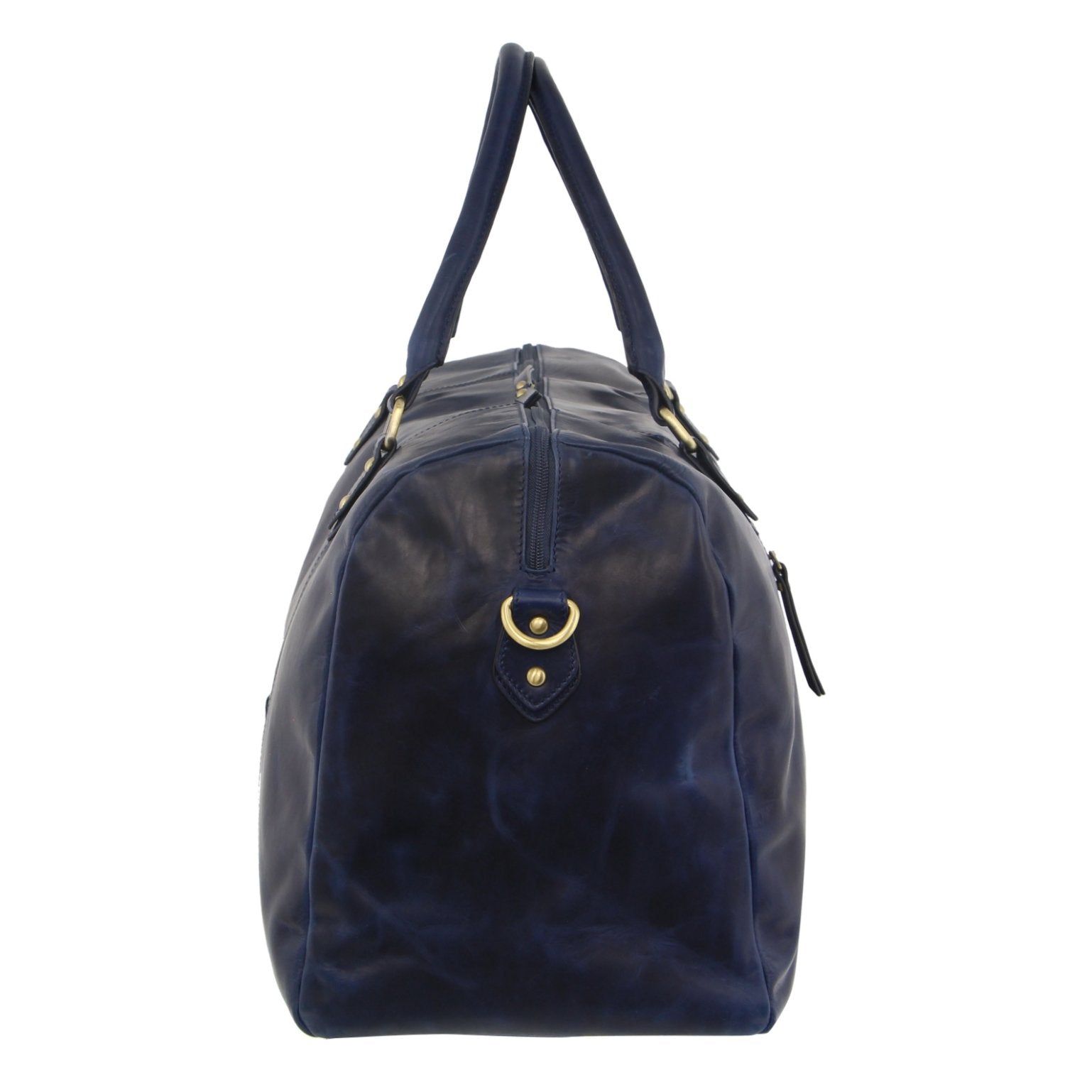 Pierre Cardin Smooth Leather Overnight Bag Midnight | XWTBU9481