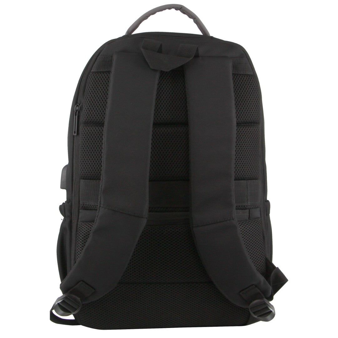 Pierre Cardin Travel & Business Backpack with Built-in USB Port Dark Grey | HPZMT2301