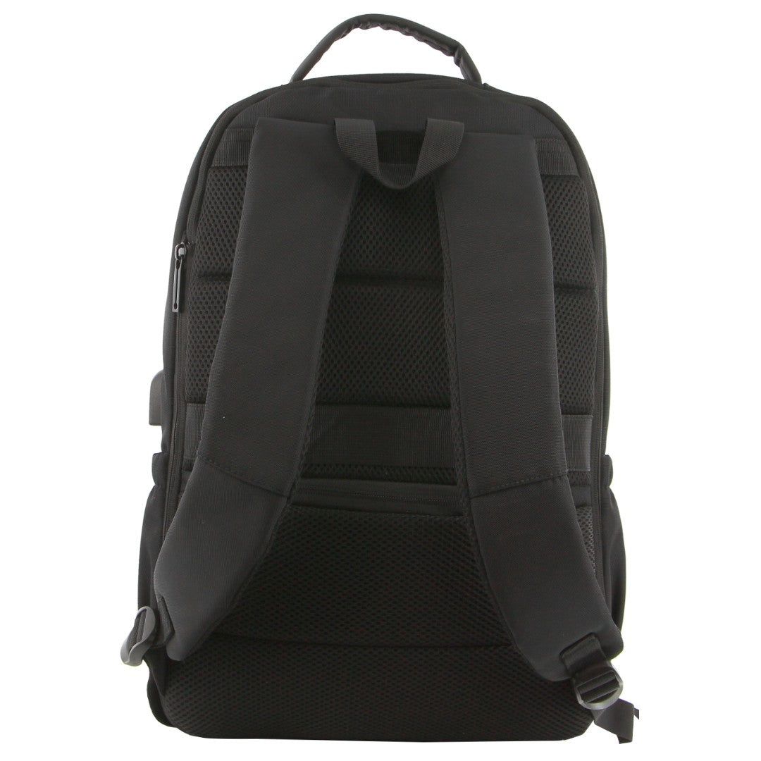 Pierre Cardin Travel & Business Backpack with Built-in USB Port Black | HKABG7280