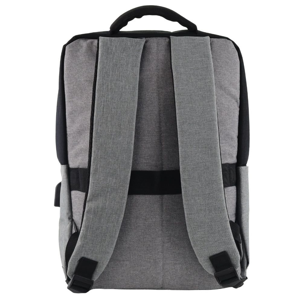 Pierre Cardin Travel & Business Backpack with Built-in USB Port Grey | FOPMH0139