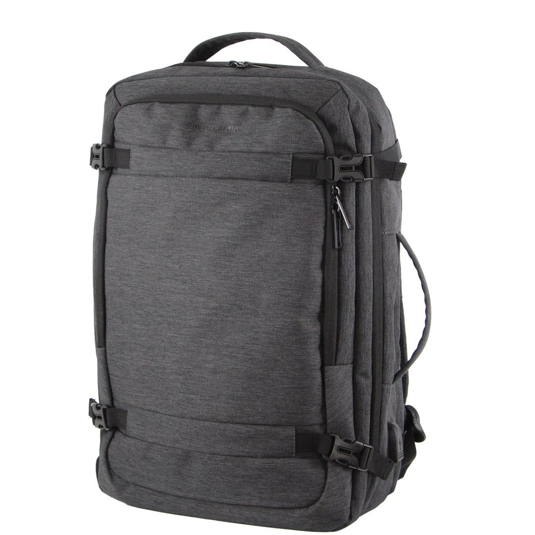 Pierre Cardin Travel & Business Backpack with Built-in USB Port Grey | WNEUZ8197