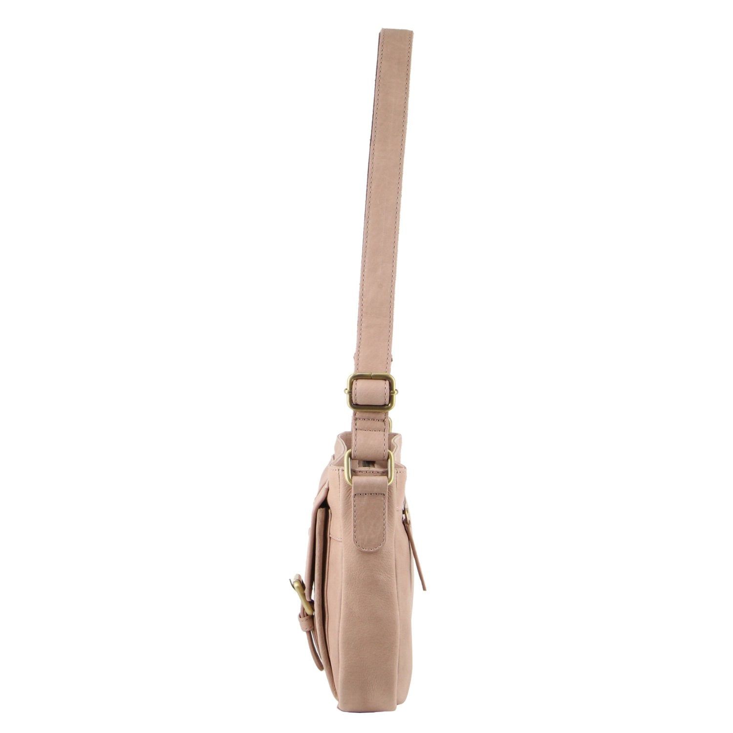 Pierre Cardin Woven Leather Cross-Body Bag Pink | YUEMQ6179